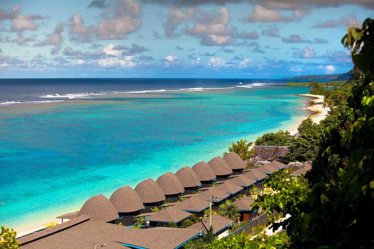 Litia Sini Beach Fales Lalomanu Exterior photo