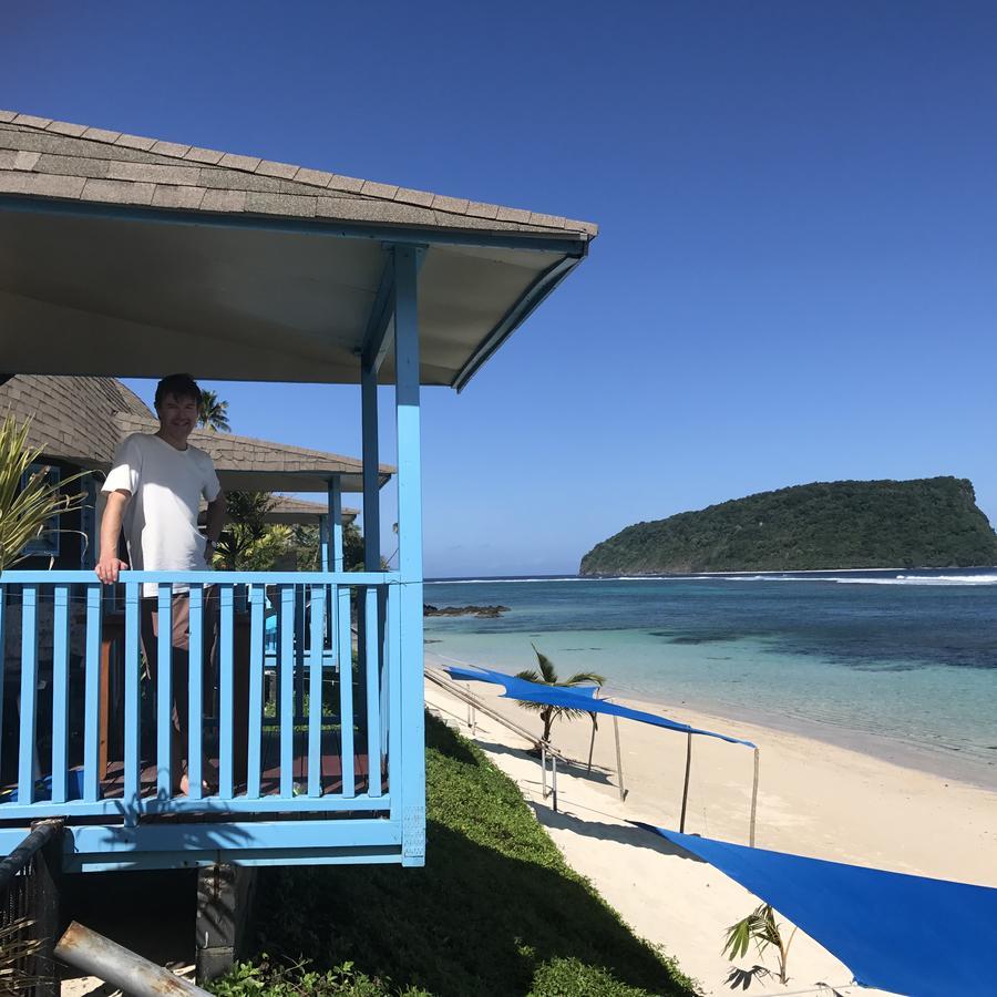Litia Sini Beach Fales Lalomanu Exterior photo